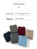 Men's Winter Business Casual Wool Sweater - Thick, Half High Neck, Loose Knit Pullover