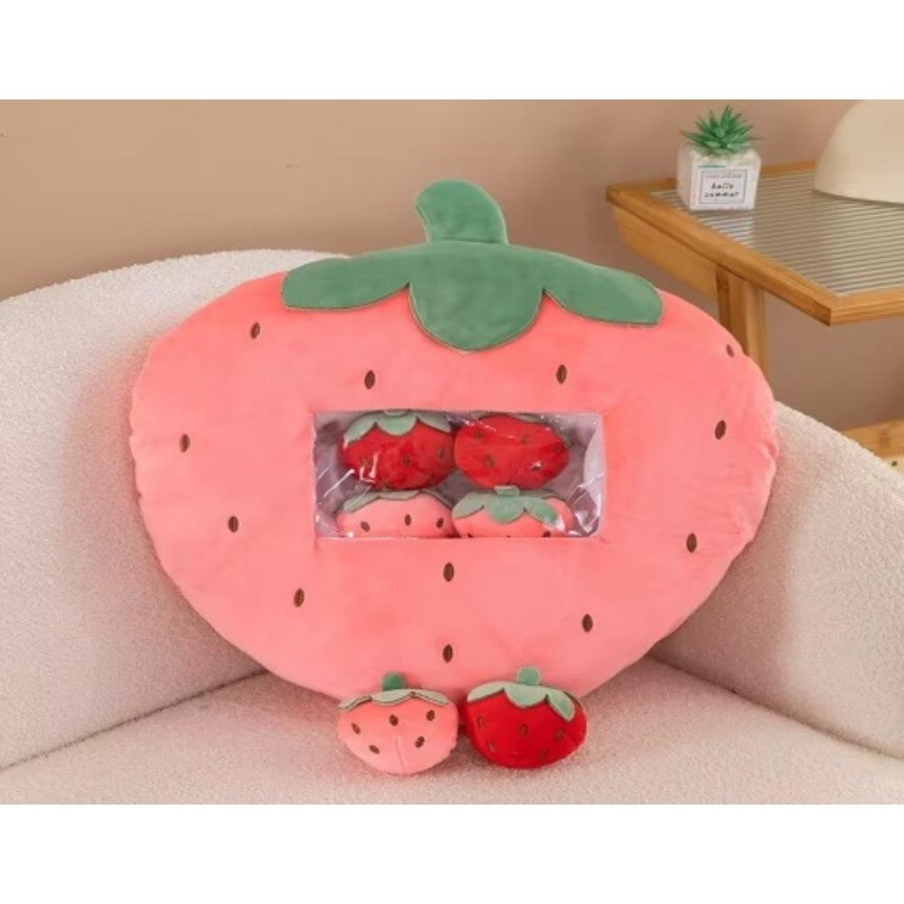 Creative Snack Throw Pillow Large Bag Bunny Doll Plush Toy Throw Pillow Nap Pillow Gift