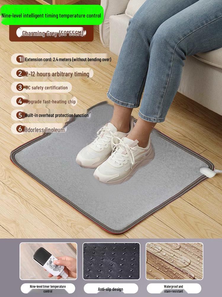 Elektrische Fußheizmatte: Büro-Heizmatte für Damen