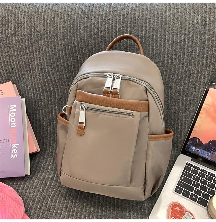 School Bag New Summer Travel Simple Fashion Versatile Backpack Lightweight Niche College Student School Bag Casual Backpack
