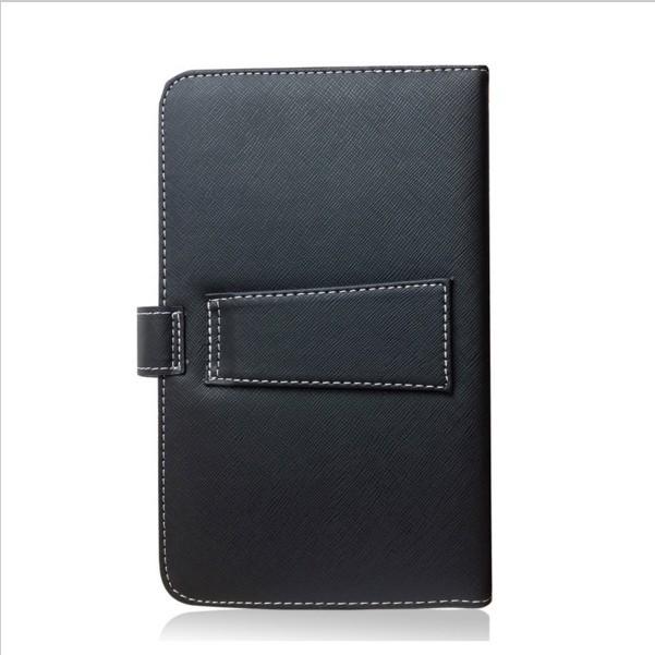 Universal 7-inch Tablet Pc Keyboard Flip Stand Case With Premium Pu Leather Protection