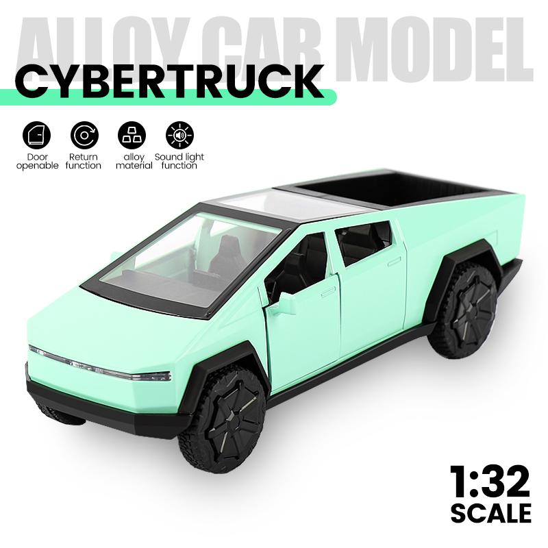 1:32 Legierung Auto Modell Cybertruck Pickup Diecasts Metall Spielzeug Geländefahrzeuge Auto Modell Simulation Sammlung Kinder Geschenke