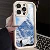 LZ25 Mountain Peak Forest Snow Silicone Phone Case for Infinix Smart 9 Hot 40i Tecno Camon20 Moto G22 G30 OnePlus Google Pixel 9 Shockproof Back Cover