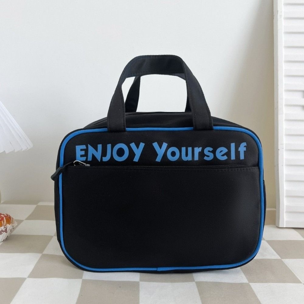 Nylon Insulated Bag Hand-held Insulated Bag Lunch Box Bag Student Lunch Bag  Office Worker