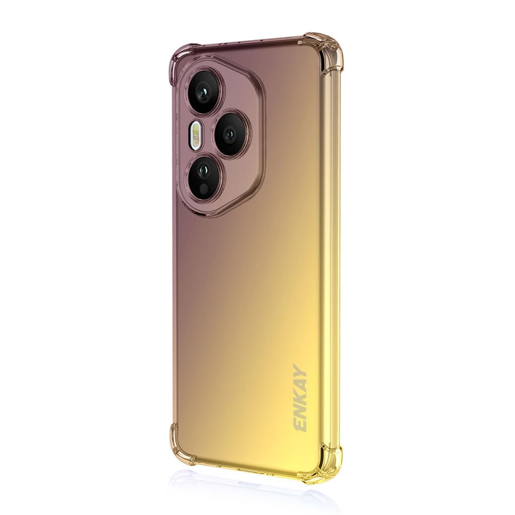 Für Honor 400 Pro 5G (Global) TPU Hülle ENKAY Verdickte Vier Ecken Sturzsichere Handy Rückseite