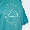Adidas Sportswear T-Shirt Round Neck Brand Logo Letter Print Short Sleeve Kids tops Green IT4031