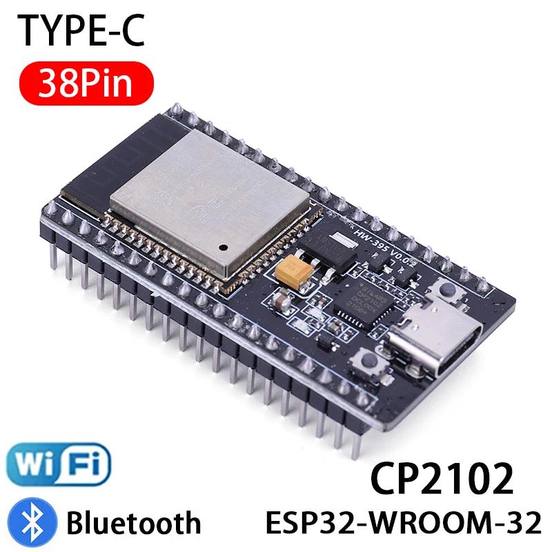 ESP-WROOM-32 ESP32 Bluetooth Wifi Dual Core ESP32-S ESP32 Placa de Desenvolvimento de 30 Pinos Tipo C CP2102 Módulo Bluetooth ESP 32 Nodemcu