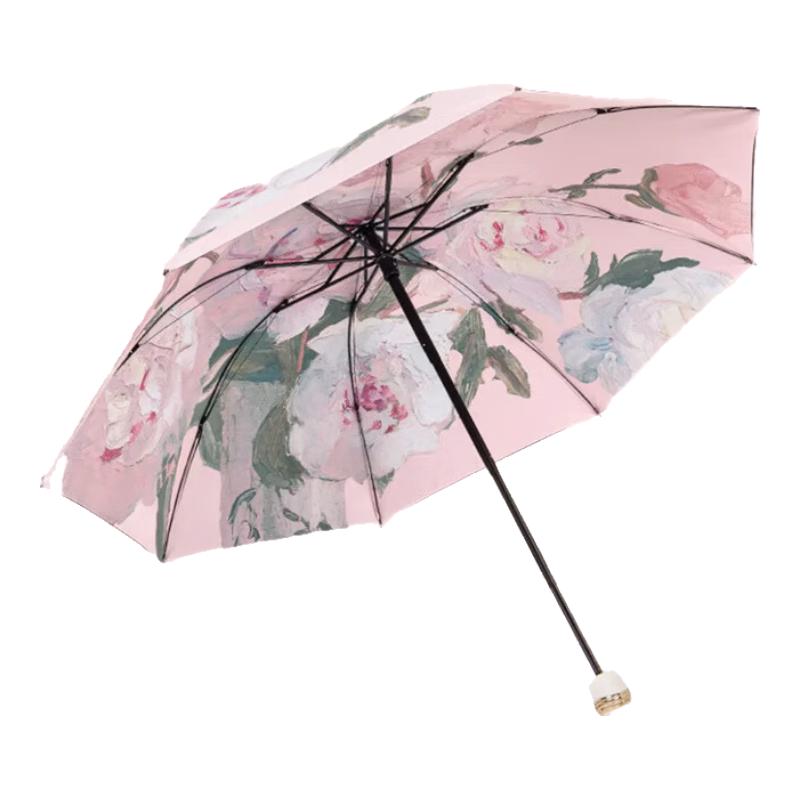 PALONY Compact Dual-Use Sun & Rain Umbrella