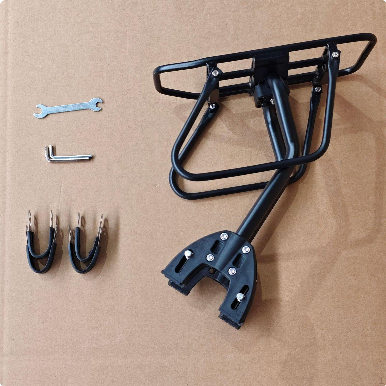 Cycle Rear Rack Lightweight Aluminum Alloy Bike Pannier Heavy Duty Adjustable