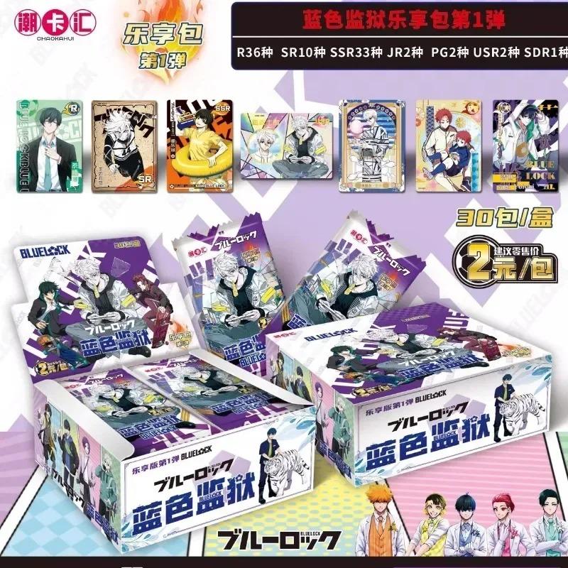 New Blue Lock Card Thread Teacher Rin Bee Music Back Nagi Makoto Shiro Guangu Blue Lock Anime Collection Card Stamp Change Cards