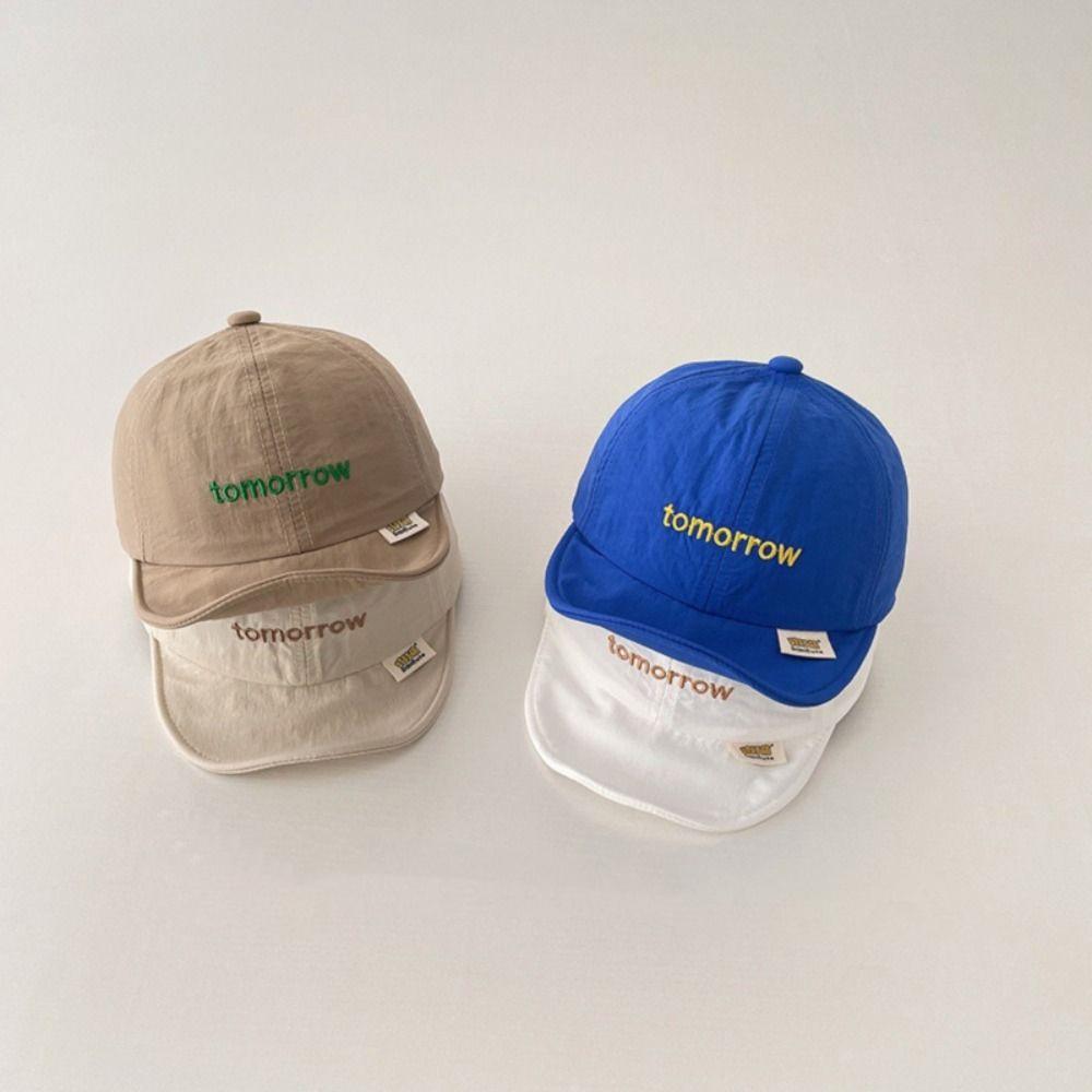 Soft Baby Peaked Hat Summer Children Visors Cap New Letter Baseball Cap Boys Girls