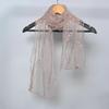 Headband Breathable Spring Silk Scarf Silk Polyester Embroidered Flower Shawl Sunscreen Quick-drying Lace Thin Headscarf Summer