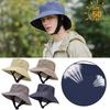 UPF50+ Beach Surf Bucket Hat Mesh Breathable Sun Hat Men Women Outdoor Fishing Cap Chin Adjustable Cap Water Sport Cap Sombrero