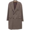ONLY Excellent condition cashmere double chester coat for men, brown, size 48 coat 48 BrownUsed