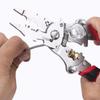 Multifunctional Folding Wire Stripper With Built In Voltage Tester For Precise Electrical Work Metal Construction Ergonomic Handle