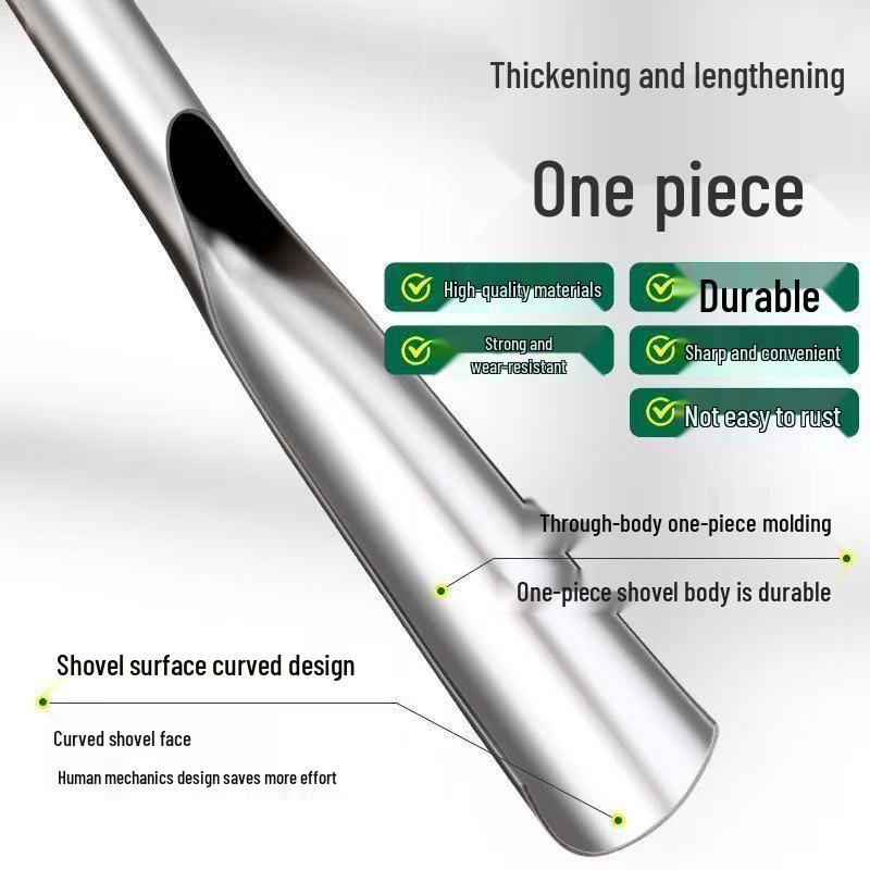 Compact Stainless Steel Gardening Shovel for Planting Flowers, Vegetables, and Digging.