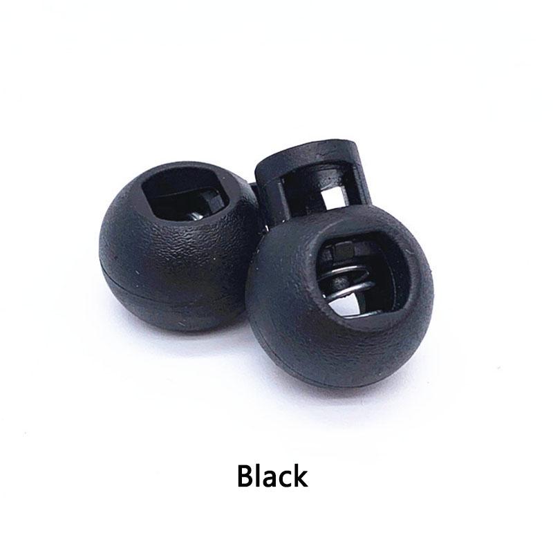 10x Plastic Cord Locks End Spring Toggle Stopper Rope Buckle Tightening Buckle