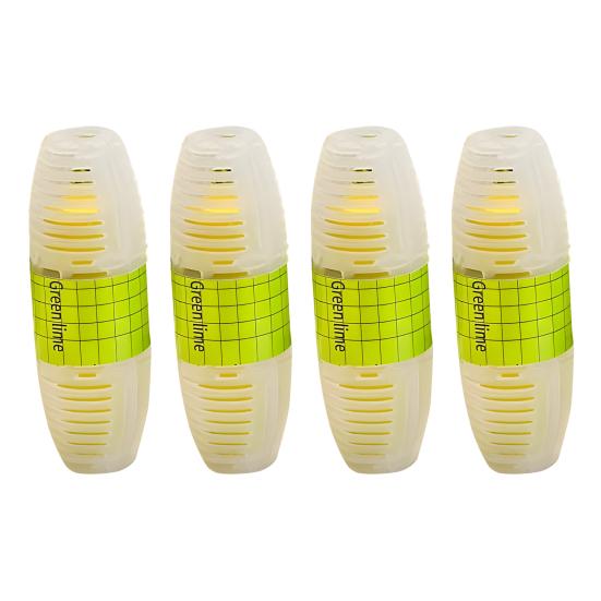 4Pcs Toilet Cleaner Suspension Design Relieve Smell Fragrance Watermelon Lime Truffle Grapefruit Scents Toilet Descaler