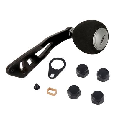 Fishing Reel Handle EVA Knob with Fittings Replacement Parts for Low Profile Reel (Gun Color)
