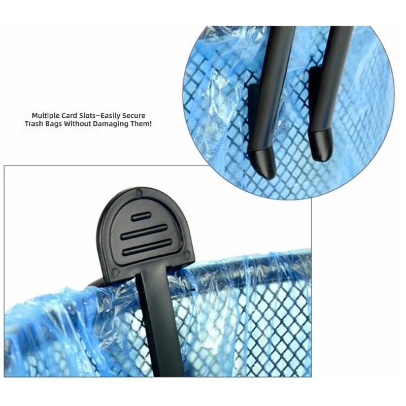 10PCS Plastic Waste Bin Bag Holders Garbage Bag Clips Trash Can Securing Gadgets For Household And Commercial Use