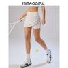 Mitaogirl Kendall Sports Skirt Women's Running Yoga Workout Clothes Badminton Tennis Skirt High Waist Skirt