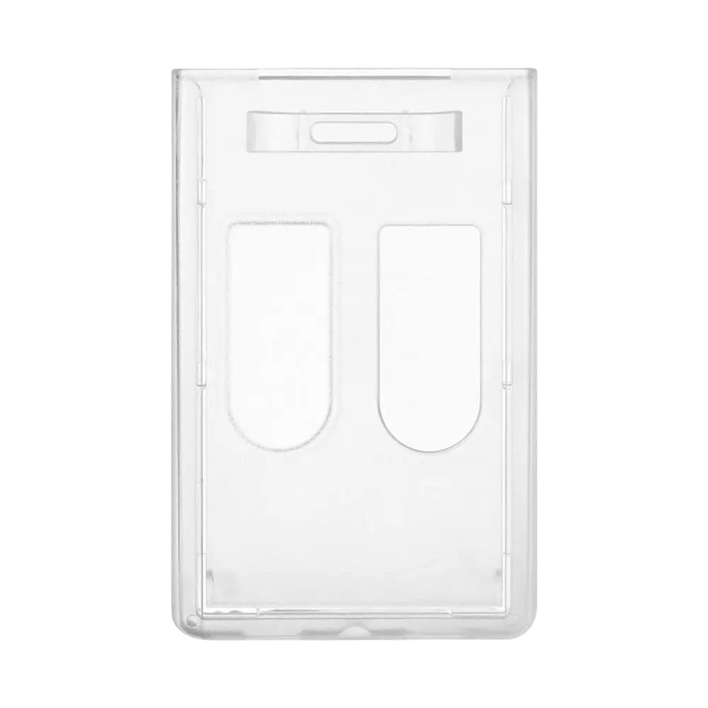 

Card Sleeve Work Card Holder Transparent Plastic Protector Cover Transparent Card Holder Outdoor Style C