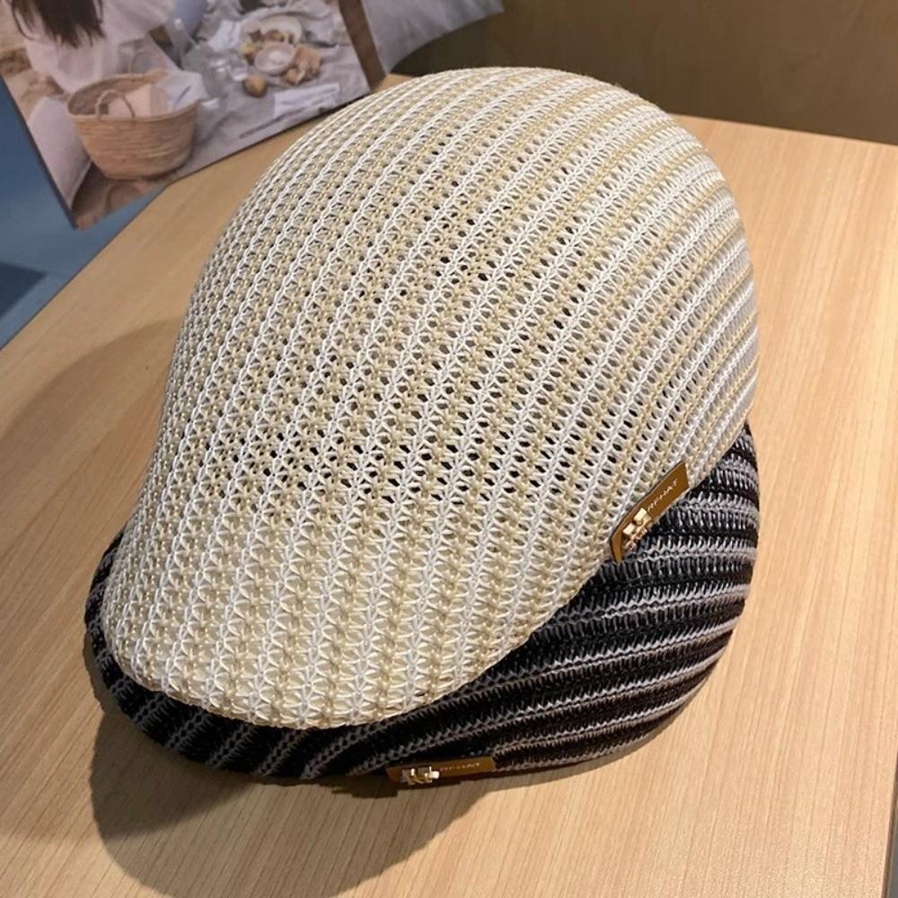 Hollow-out Golf Cap Breathable Beach Sun Visor New Beret Hat
