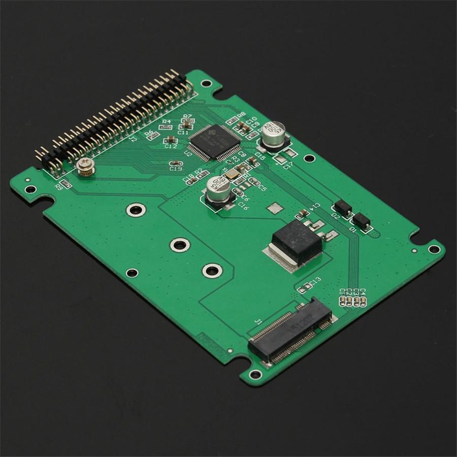 NGFF M.2 SATA SSD to 2.5 IDE 44 Pin Converter Adapter Case Black