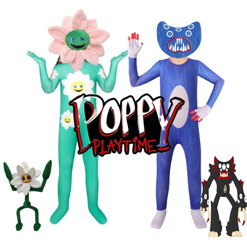 Authentic Poppy Playtime Huggy Wuggy Cosplay Costume For Kids Halloween Outfit Xmas