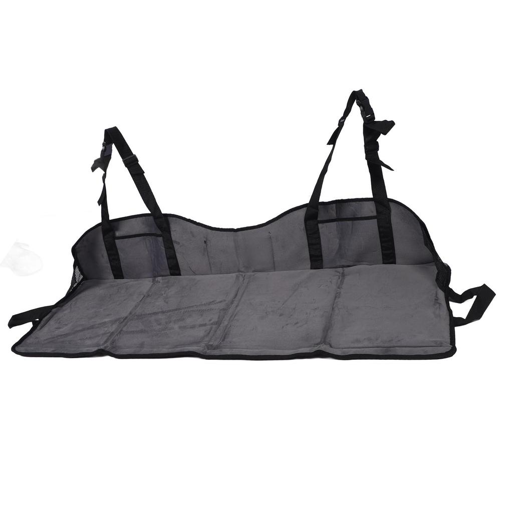 Foldable Car Back Seat Extender Soft Enhanced Comfort Plush Portable Rear Seat Mattrss Extension Plate for Vehicle SUV