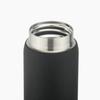 Solid Color Slim Insulated Thermal Water Bottle Round Hot Cold Water Bottle  Outdoor Hiking