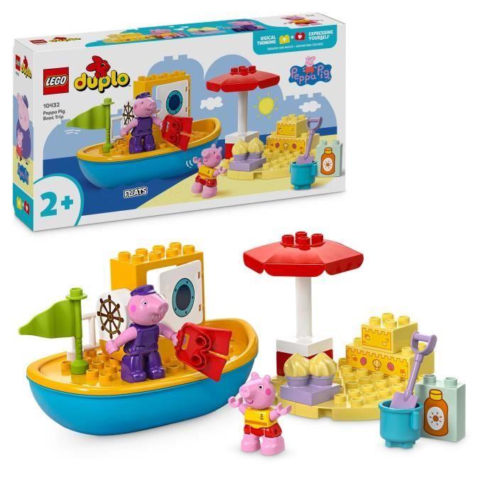 LEGO® DUPLO® 10432 Il Viaggio in Barca di Peppa Pig - Set da Bagno per Bambini chiaro