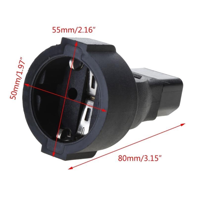 24TE WA-0140 UPS/PDU Power Lead IEC 320 C14 to CEE 7/7 European Female Adapter