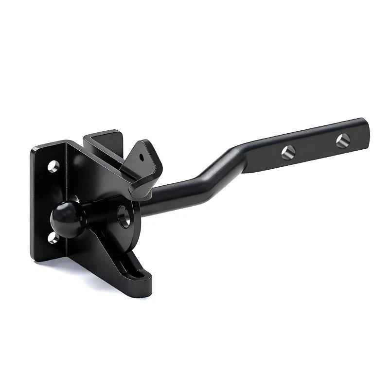 Zăvor Automat pentru Poartă cu Șurub pentru Gard de Pășune Grădină Poartă Fermă Oțel Carbon Prindere Automată Accesorii Grădină