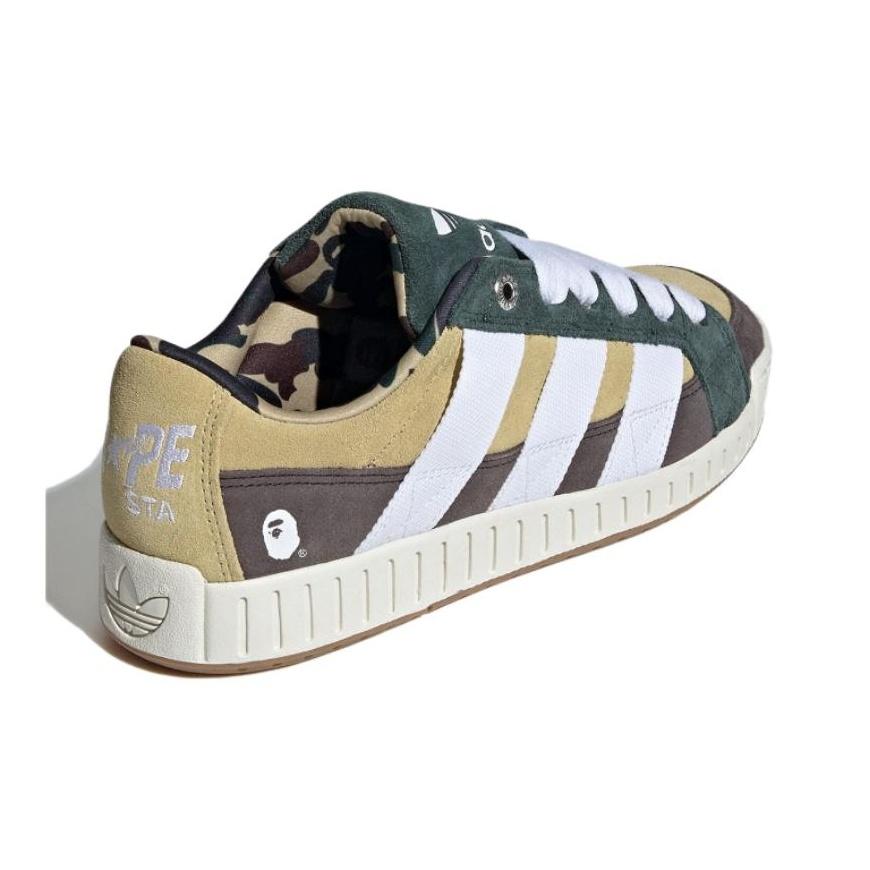 BAPE X Adidas LWST Sand Unisex Sneakers Tan Cloud-White Core-White IE6118