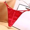 Lady G-string Pornographic Anti-septic Spaghetti Strap Elastic Comfortable Sexy Solid Color