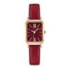 Gedi Minimalist Rectangular Women’s Watch – Retro Korean Style Quartz for Students