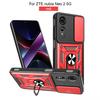 For ZTE Nubia Neo 2 Case ZTE Nubia Neo 2 Cover Nubia Neo2 Magnetic Ring Holder Armor Phone Case Slide Camera Protect Back Cover