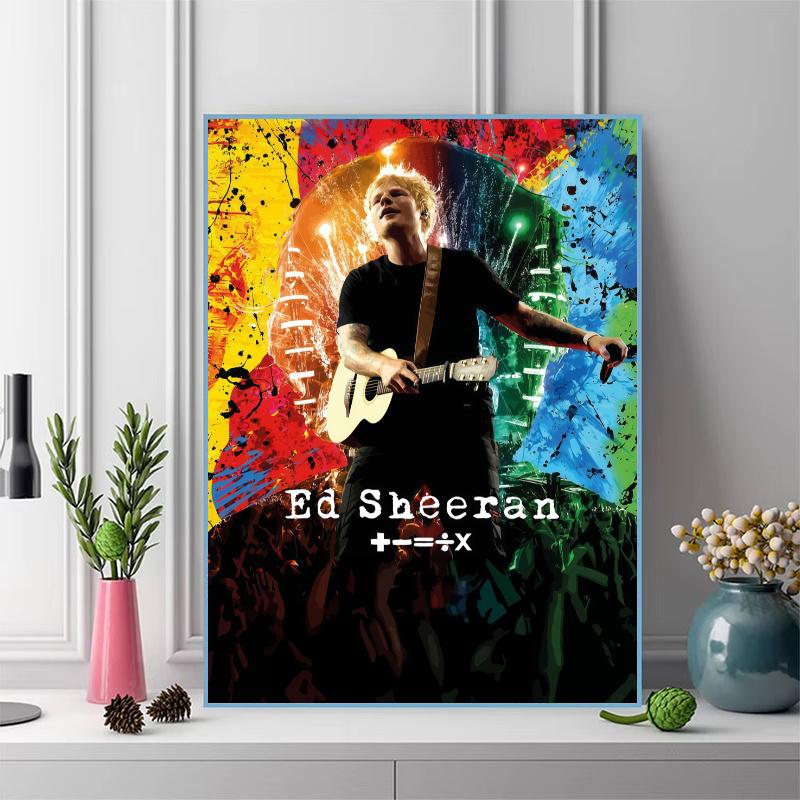 Sheeran 100% Round Full Drill 5D DIY Diamond Painting Embroidery Cross Stitch Rhinestone Décor