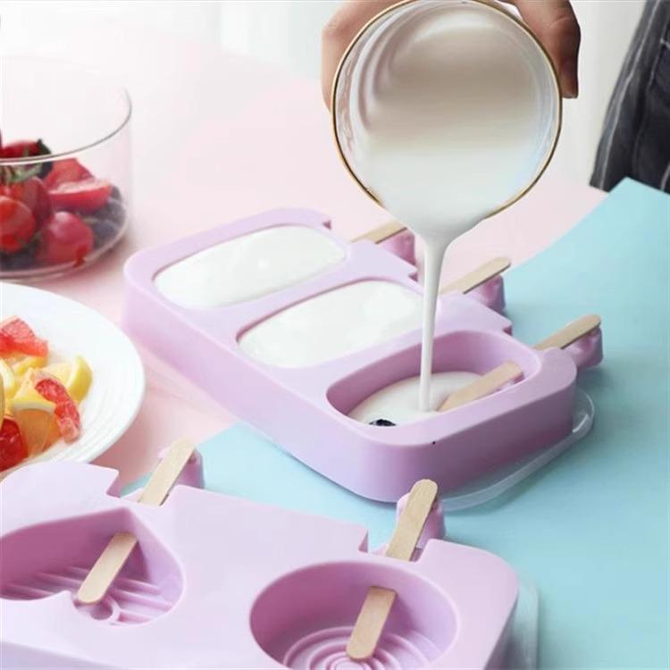 Food-Grade Silicone Popsicle Mold for Homemade Ice Cream