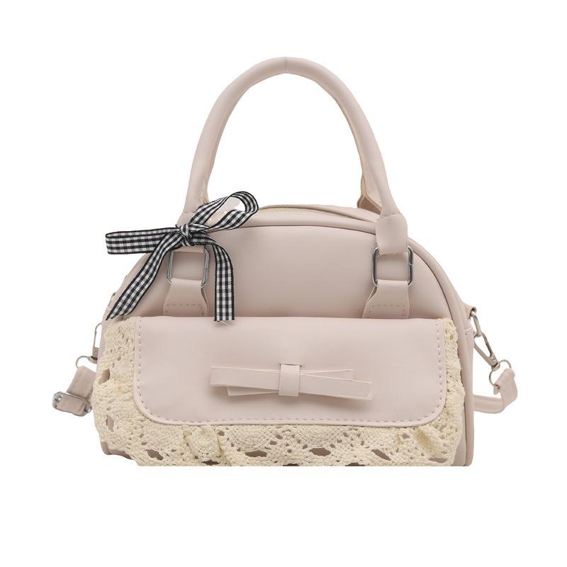 Simple Temperament Hand-carried Small Square Bag 2025 New Korean Version of High-end Foreign Style Shoulder Bag Fashionable Versatile Messenger Bag