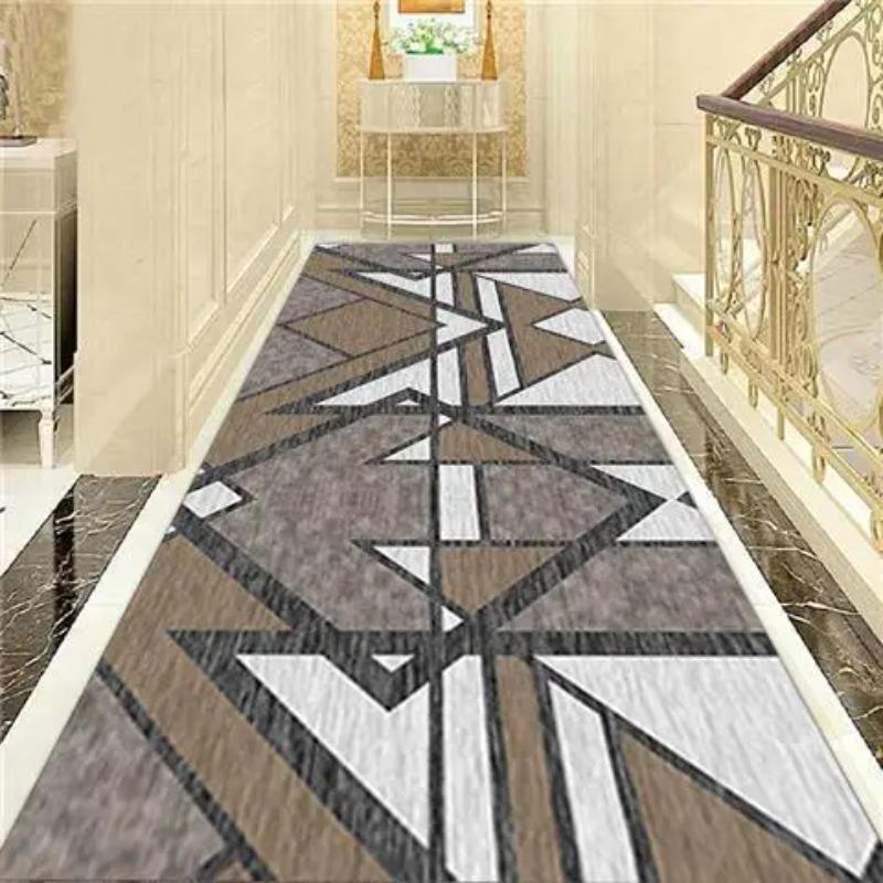 Moderne Geometrische Lange Flur Teppiche Wohnzimmer Schlafzimmer Teppiche Treppenhaus Flur Dekor Korridor Gang Party Hochzeit Gastfamilie