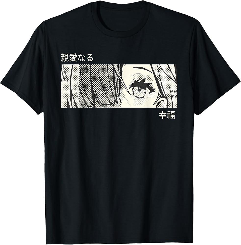 Anime Girl Eyes  Japan Culture Art  Japanese Aesthetic TShirt Unisex T-Shirt S