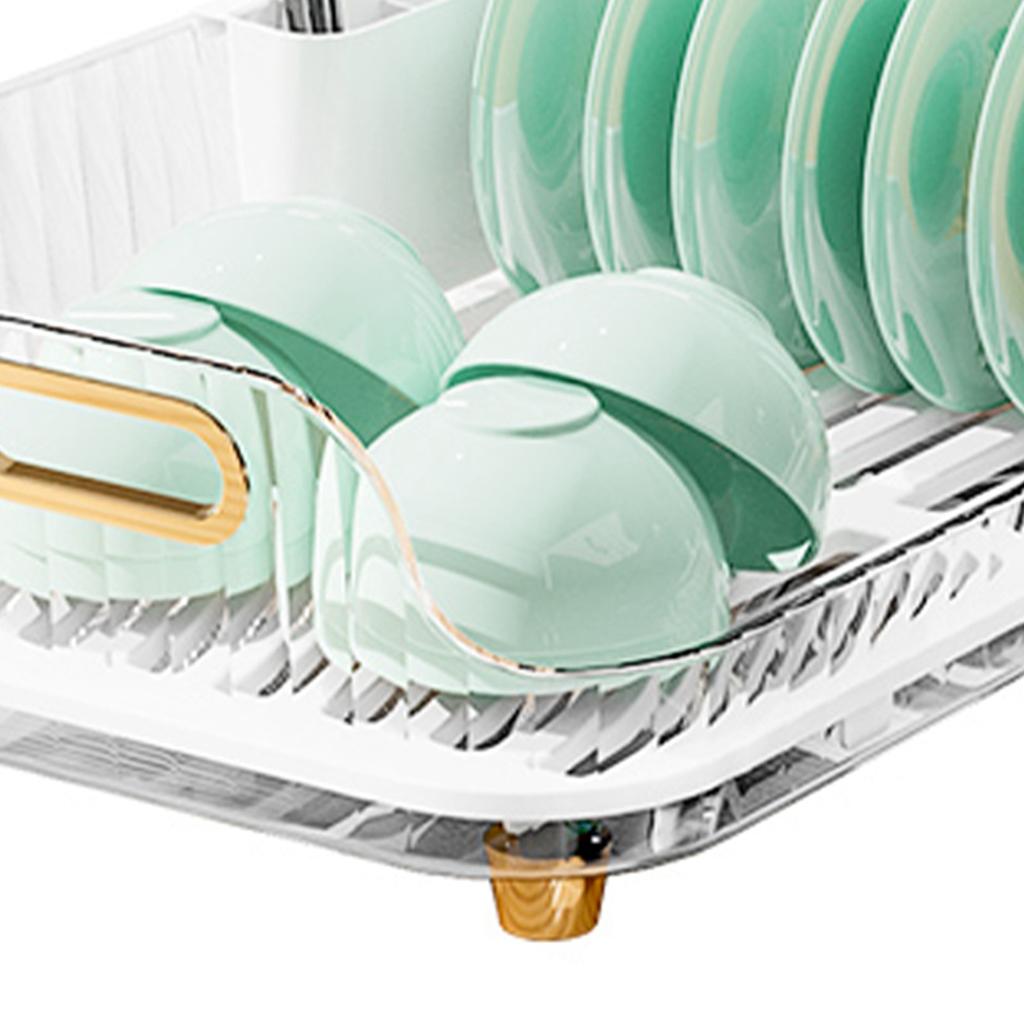 Ociekacz na naczynia Wielofunkcyjny Duża pojemność Odłączany Oszczędzający miejsce Otwory drenażowe Ociekacz do zlewu na blat kuchenny