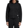 adidas Sweatshirts Women's Black Hooded Moderate Cardigan DU6570