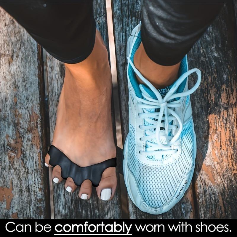 Soft And Comfortable Toe Separators: Adjustable Silicone Toe Spacers for Men And Women - Suitable for Daily Wear And Cycling Activities