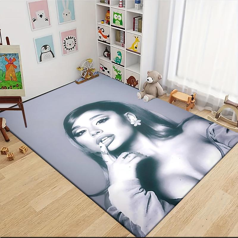 Elegant Fashion Portrait Carpet Rug Soft Washable Antislip Home Living Room Sofa Mats Personalized Christmas Rug