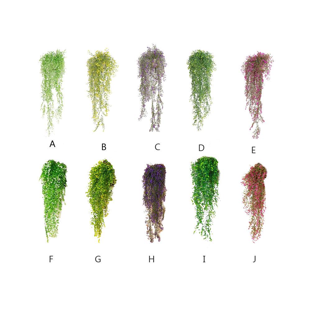 Flores Artificiales Colgantes de Pared Planta Decoración Falsa Regalos de Inauguración de Casa