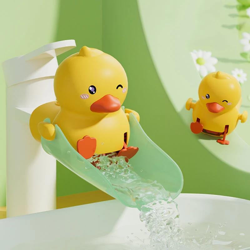 

Cartoon Cute Duck Faucet Extender For Children s Gifts Splash-proof Tongue Children s Hand Washing Faucet Furniture Decoration зелений