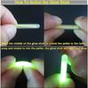 100pcs Luminous Fishing Light Sticks Glow in Dark Night Fishing Float Lights Accessories High Visibility for Rod Tip Accessories 260319